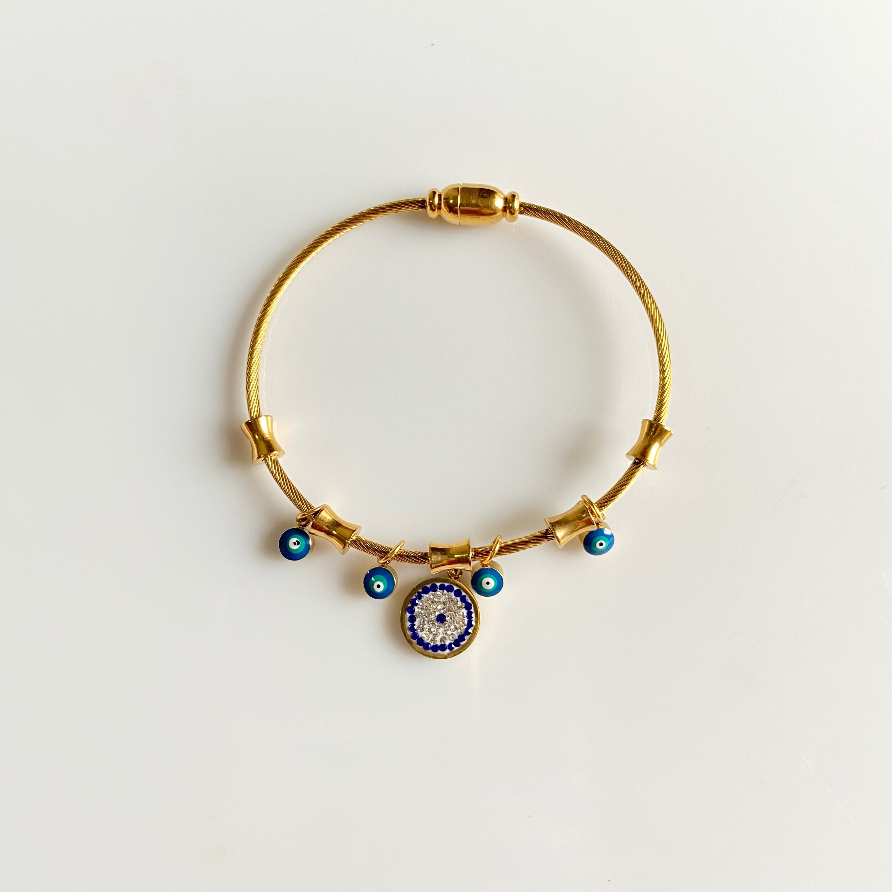 Evil Eye Charm Bracelet - For Women