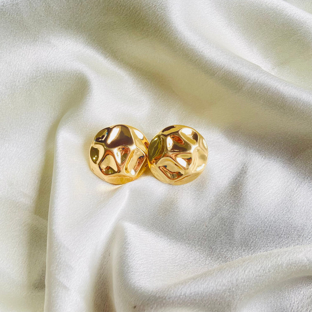 Oversized Hammered Studs (Stainless Steel)