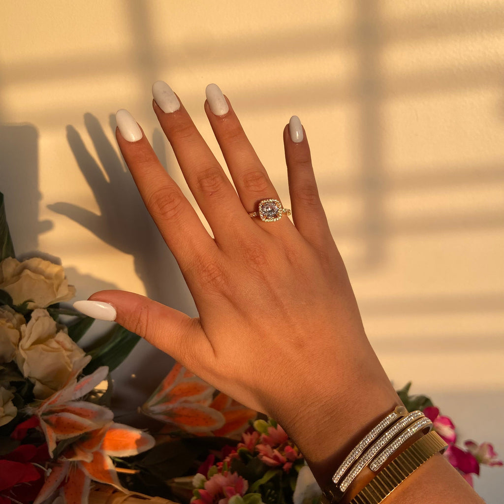 Statement Solitaire Ring - For Women
