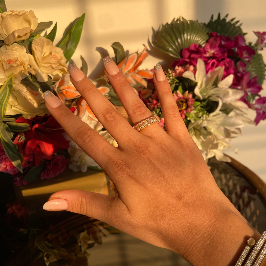 Alana Studded Ring - For Women