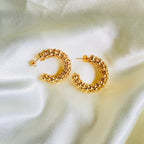 Kira Hoops (Stainless Steel)