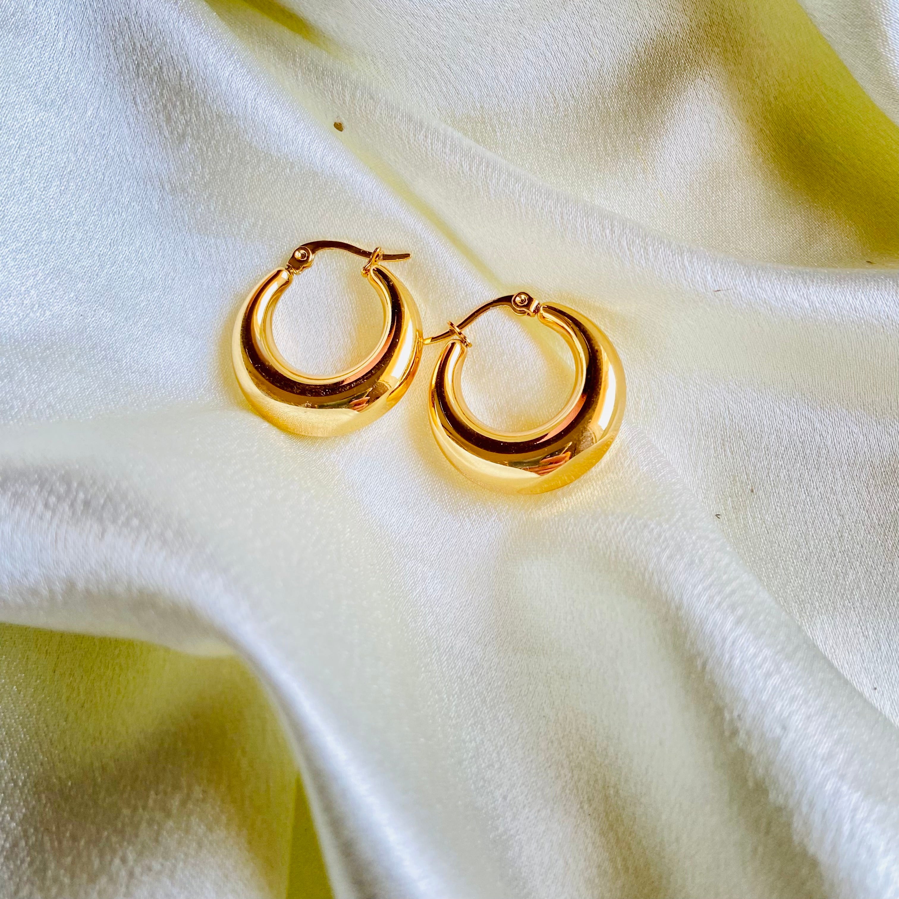 Moon Hoops (Stainless Steel)