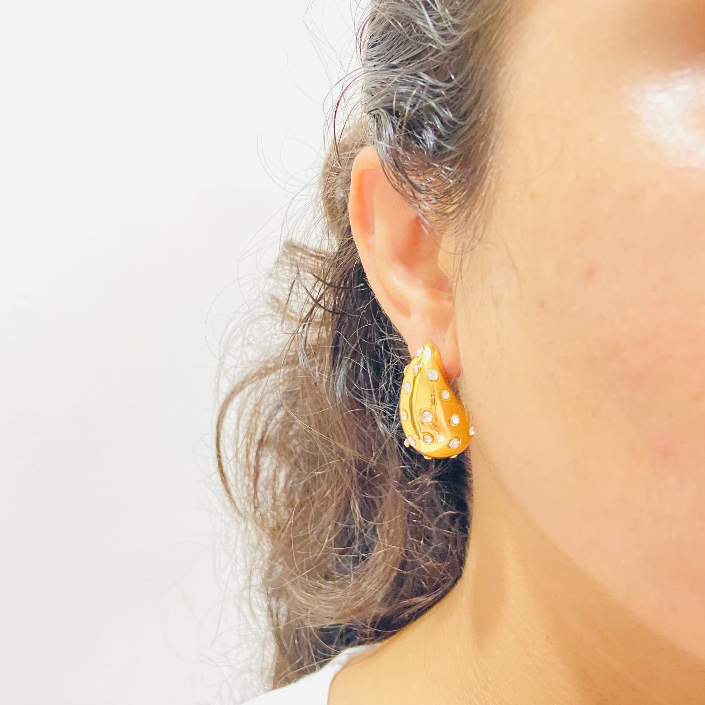Pearl Drip Earring (Stainless Steel)
