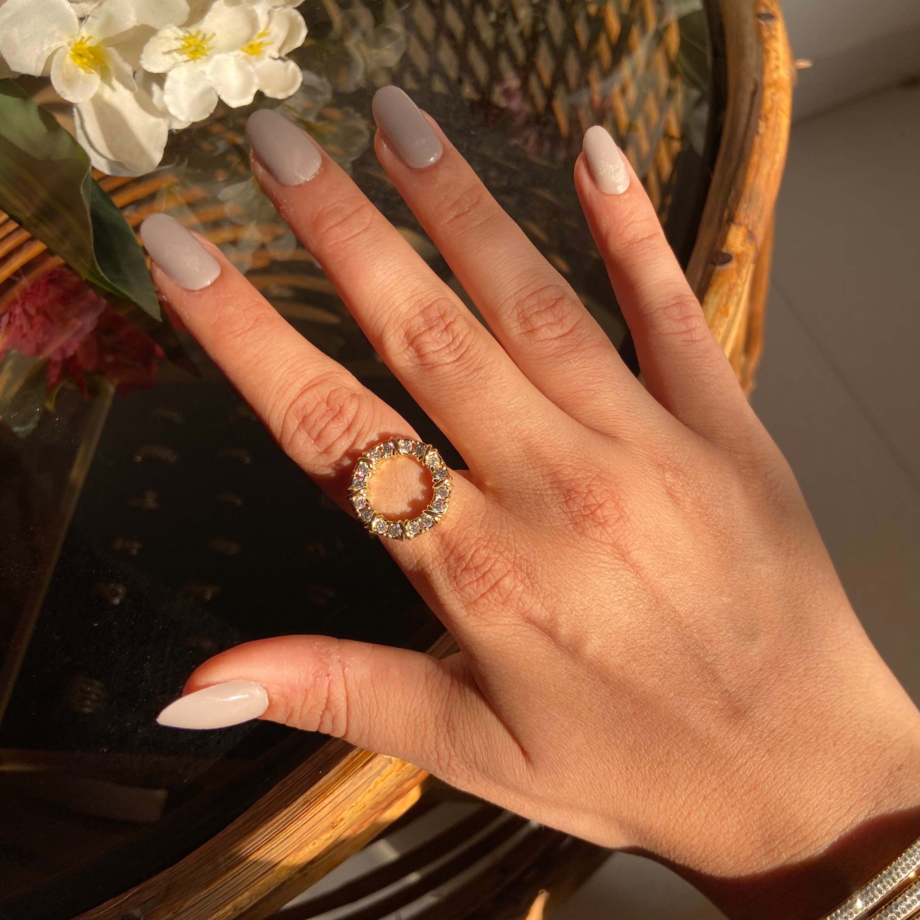 Venus Studded Ring - For Women