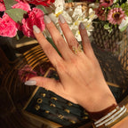 Butterfly Studded Ring - For Women