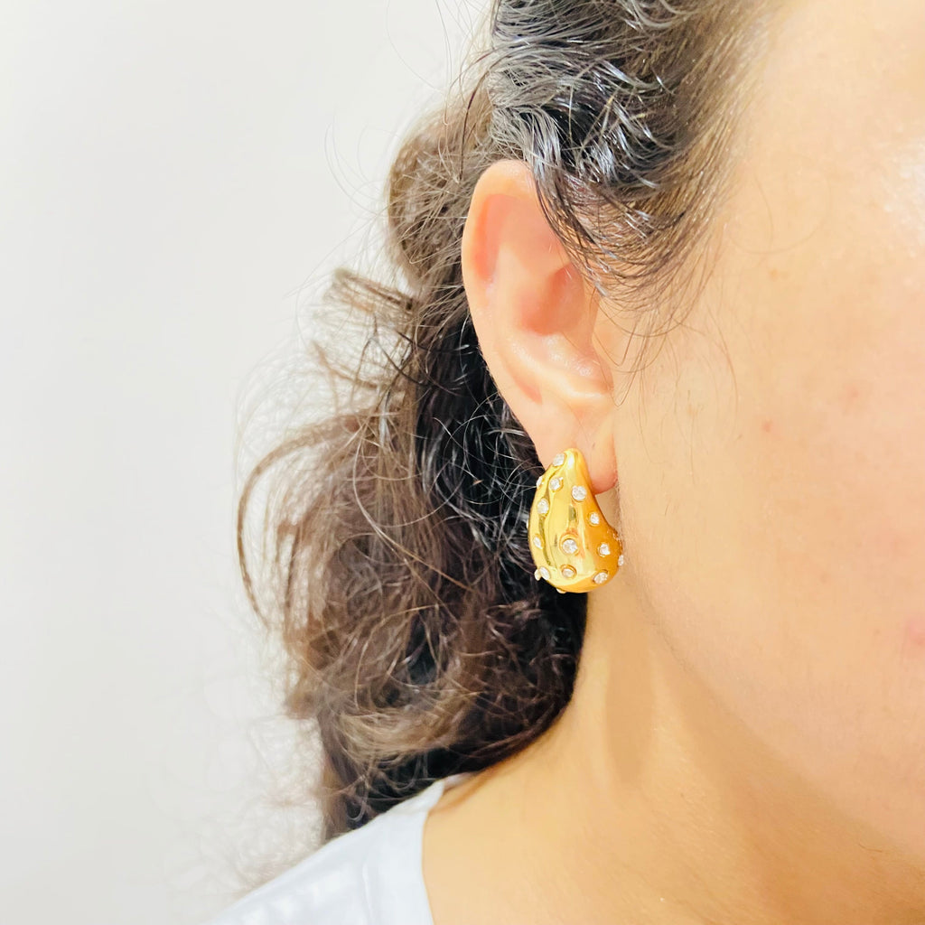 Pearl Drip Earring (Stainless Steel)