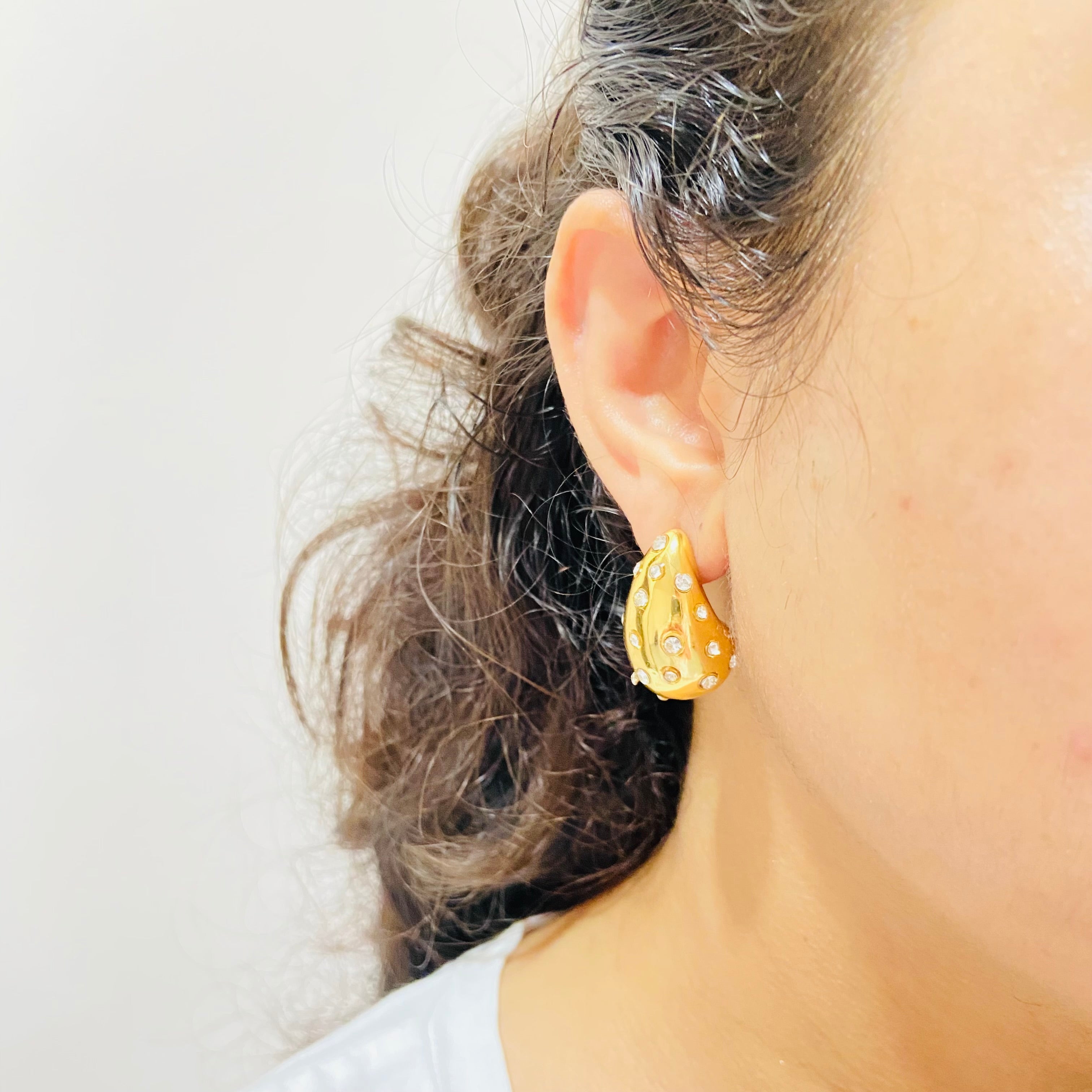 Pearl Drip Earring (Stainless Steel)
