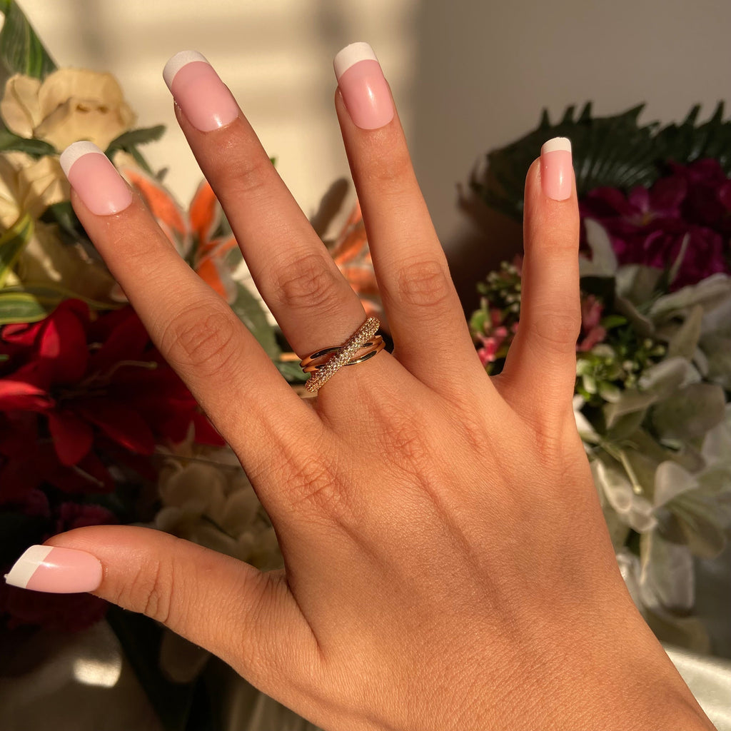 Twisted Bold Diamond Ring - For Women