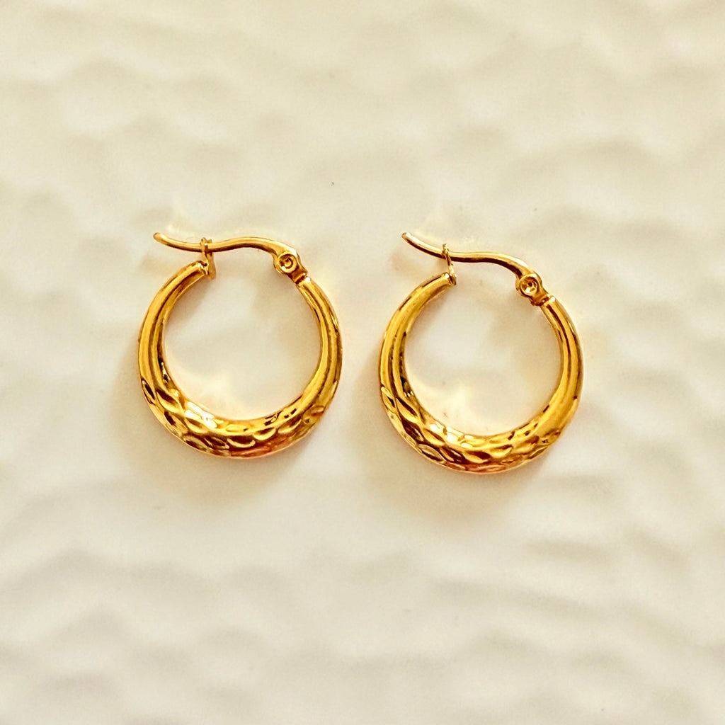 Jasmine Hoops (Stainless Steel)