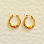 Jasmine Hoops (Stainless Steel)