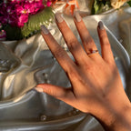 Olive Solitaire Ring - For Women