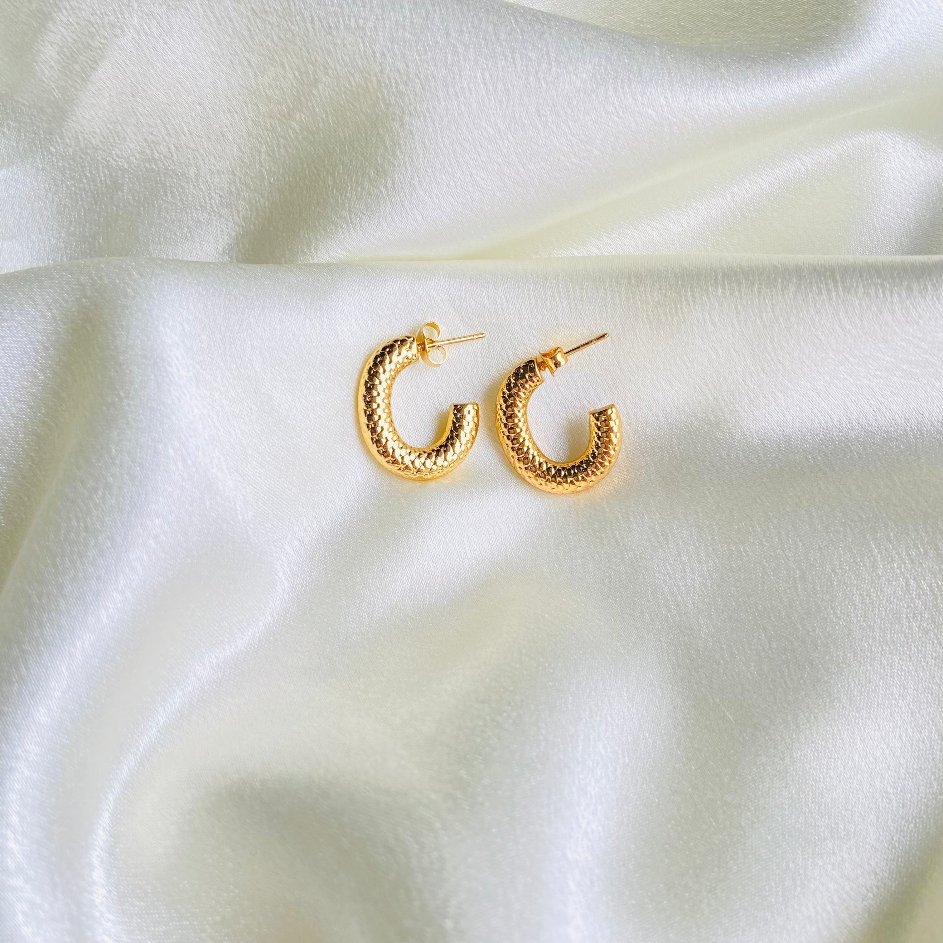 Mini Bold Hoops (Stainless Steel)