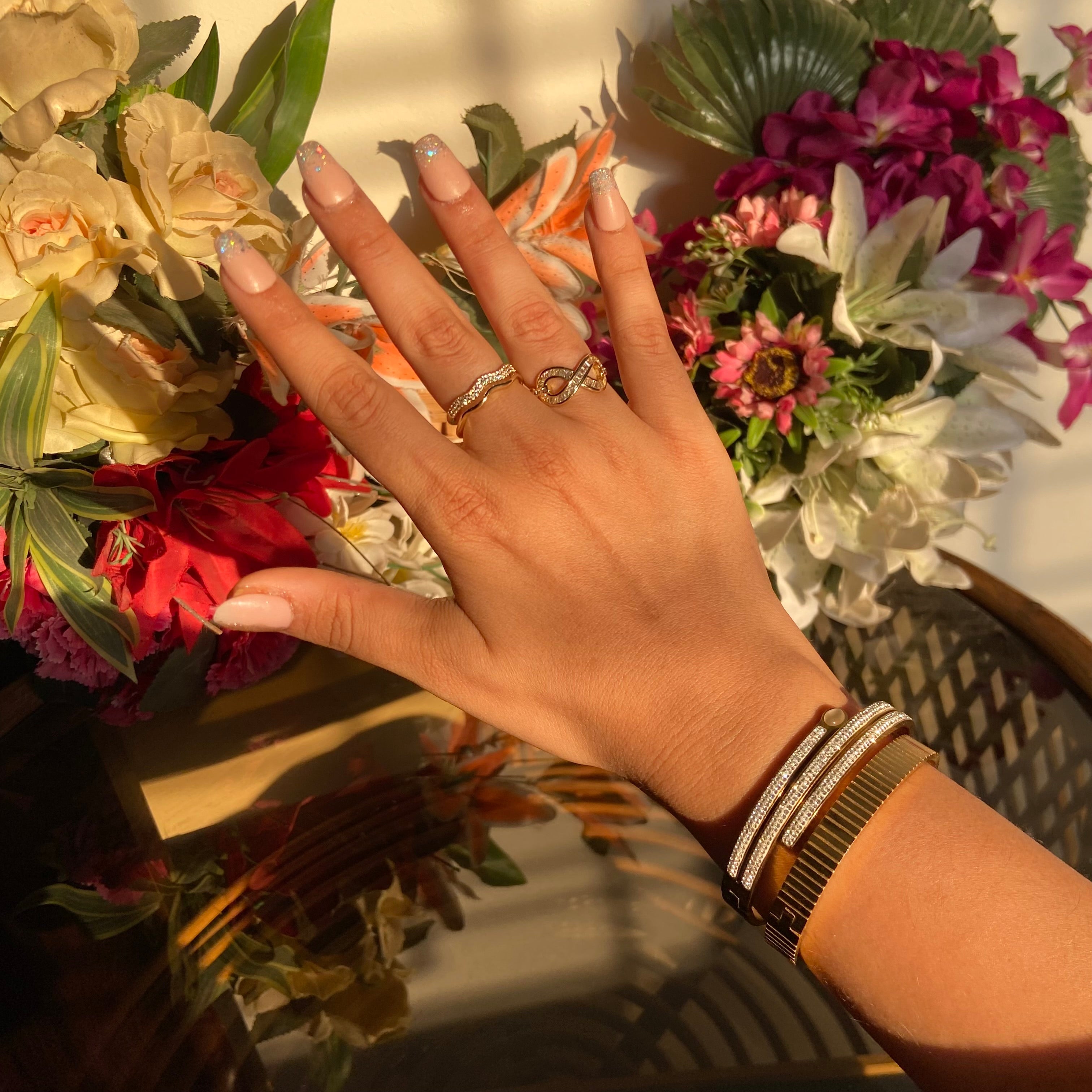 Daizy Rings [Pack of 2] - For Women