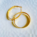 Jane Bold Hoops (Stainless Steel)