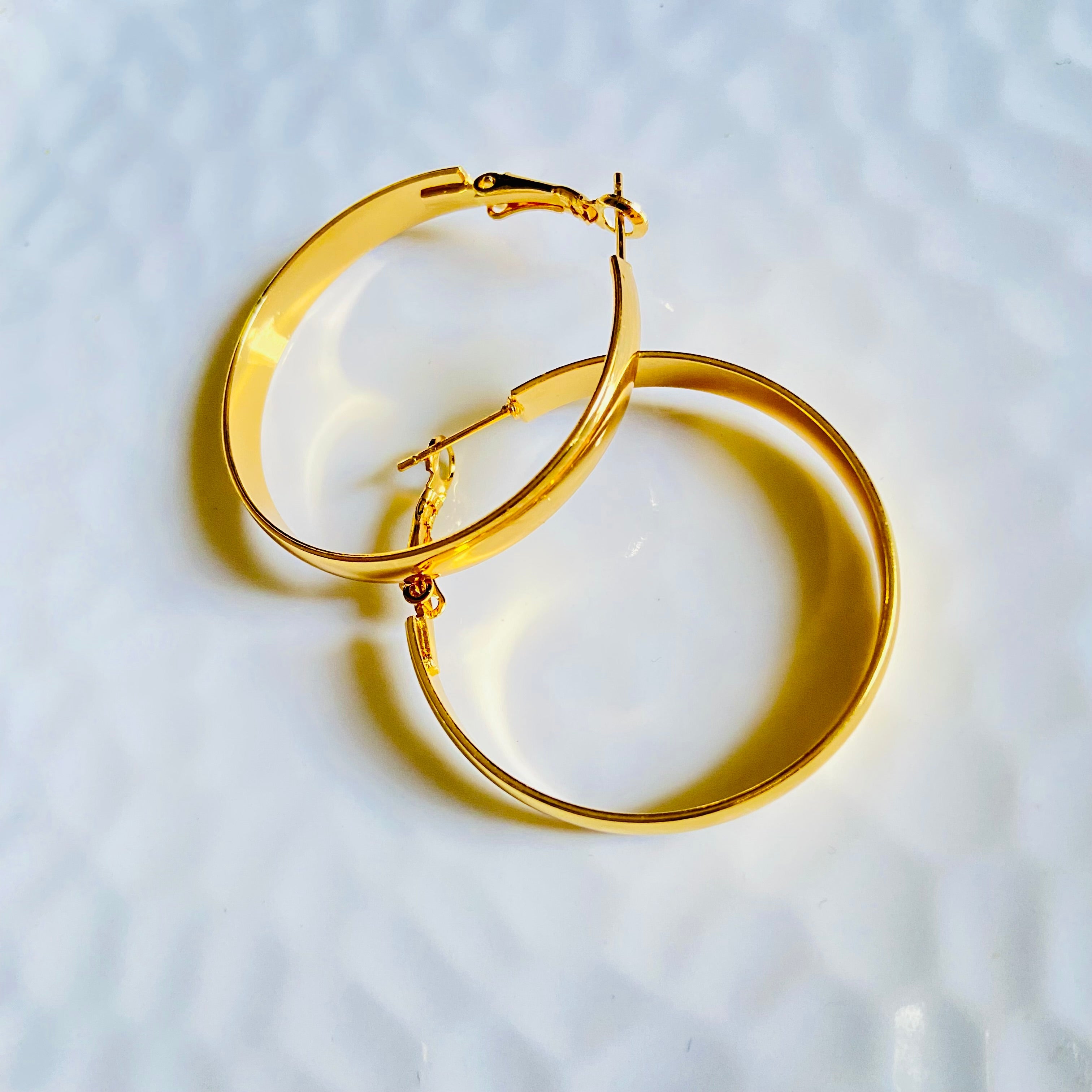 Jane Bold Hoops (Stainless Steel)