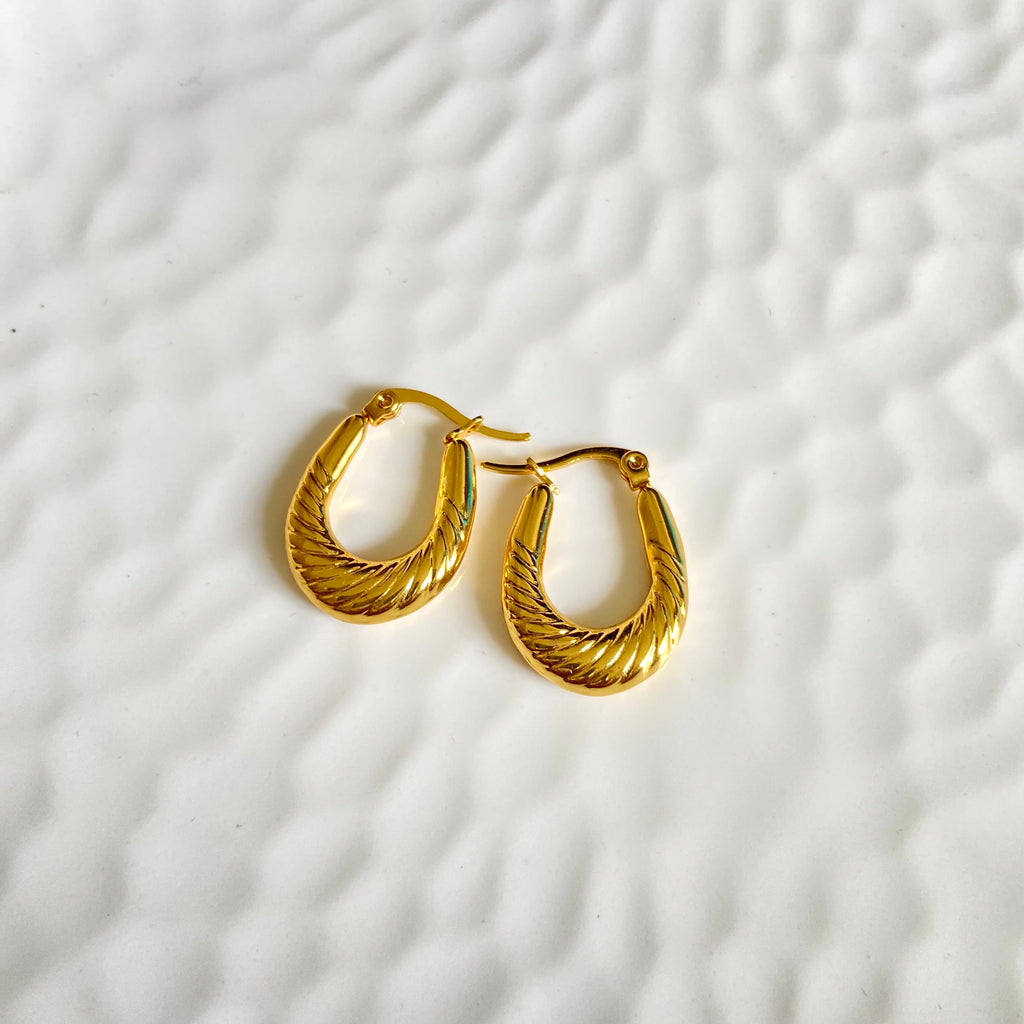 Clara Hoops (Stainless Steel)