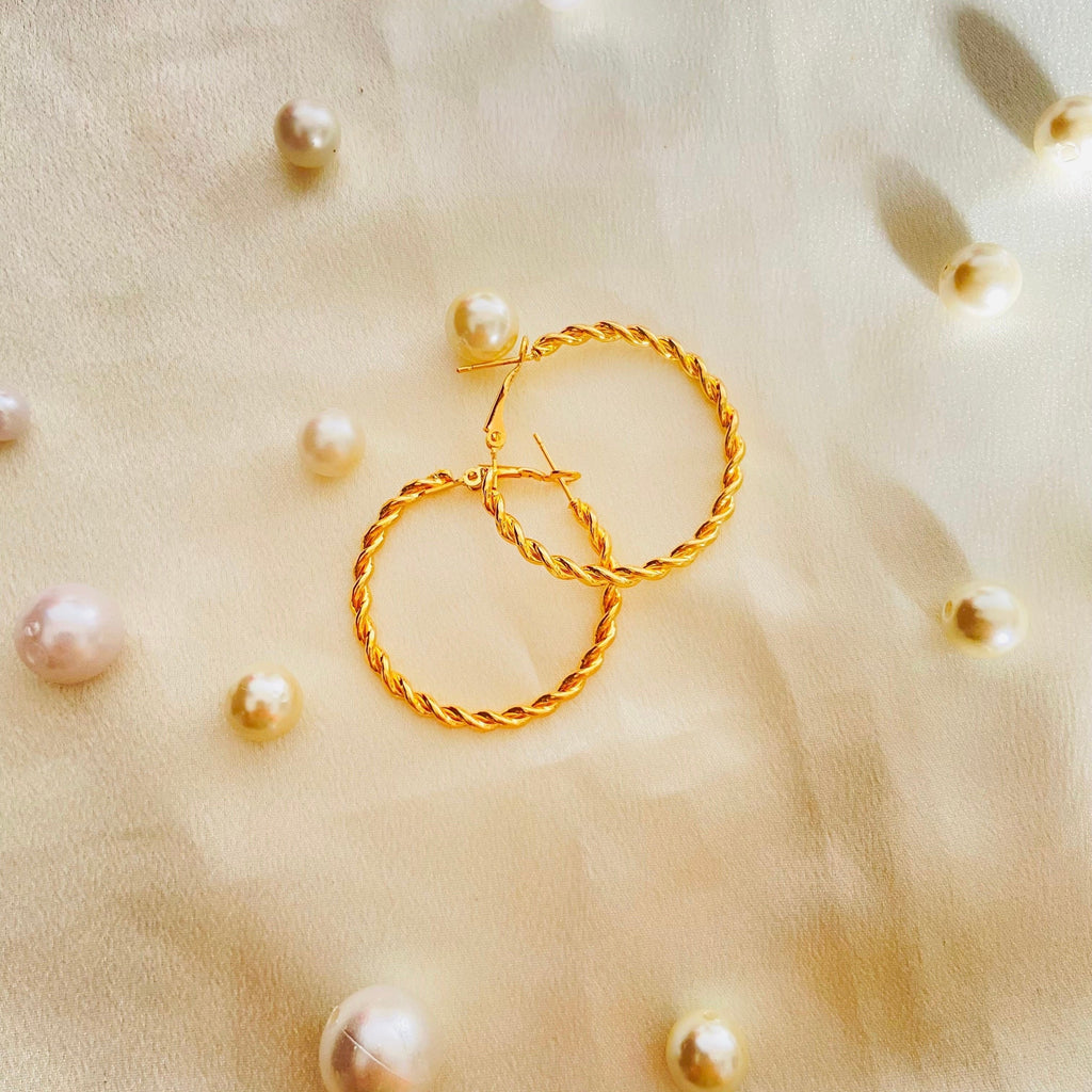 Maria Hoops (Stainless Steel)