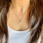 Crystal Heart Necklace - For Women