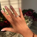 Crown Studded Ring - For Women
