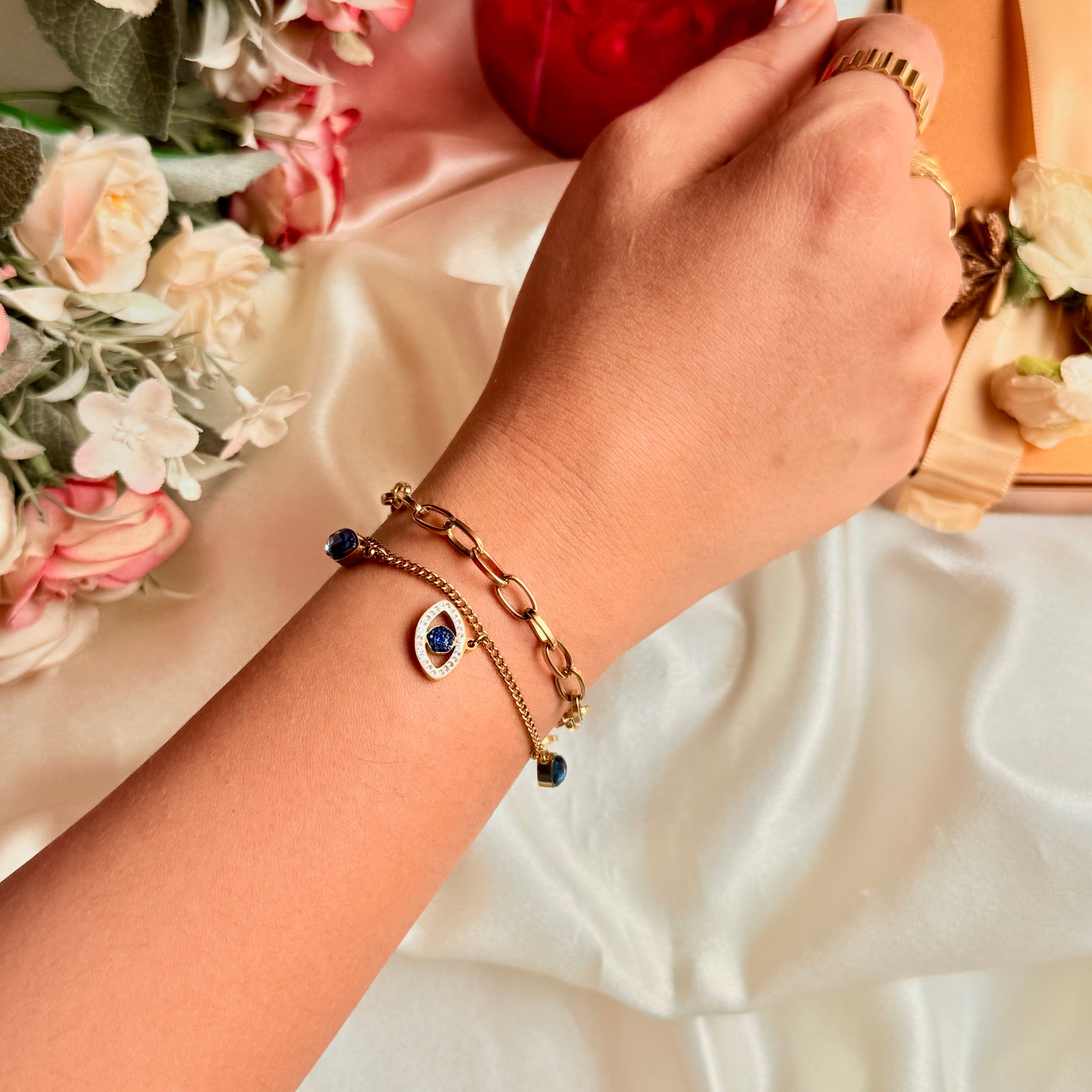 Nazar Charm Bracelet - For Women