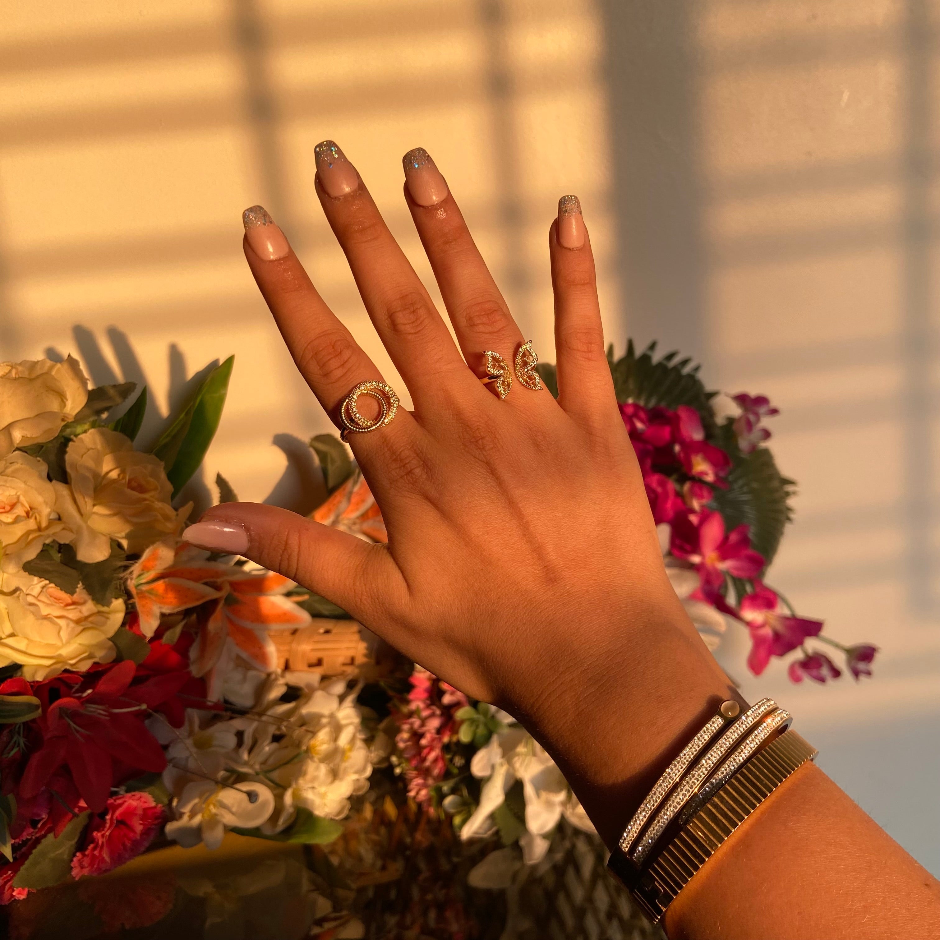 Amora Rings [Pack of 2] - For Women