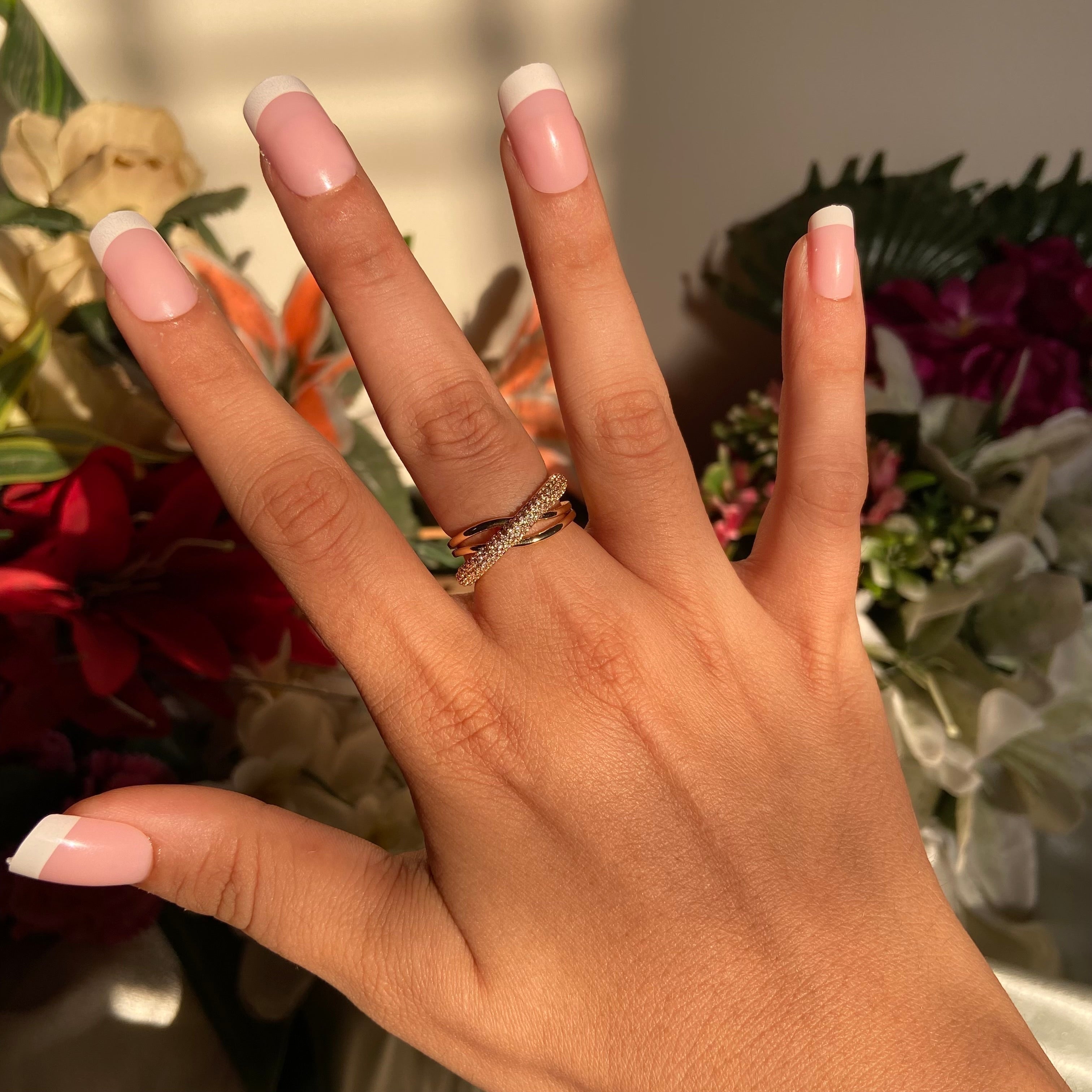 Twisted Diamond Ring