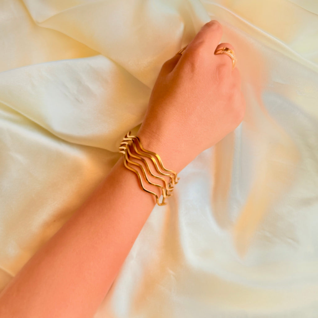 Everyday Bangle Bracelet [Pack of 5] - For Women
