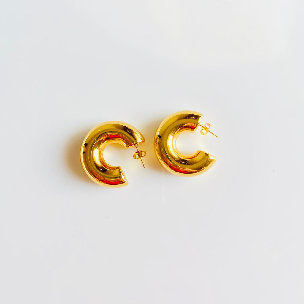 Signature Bold Hoops (Stainless Steel)