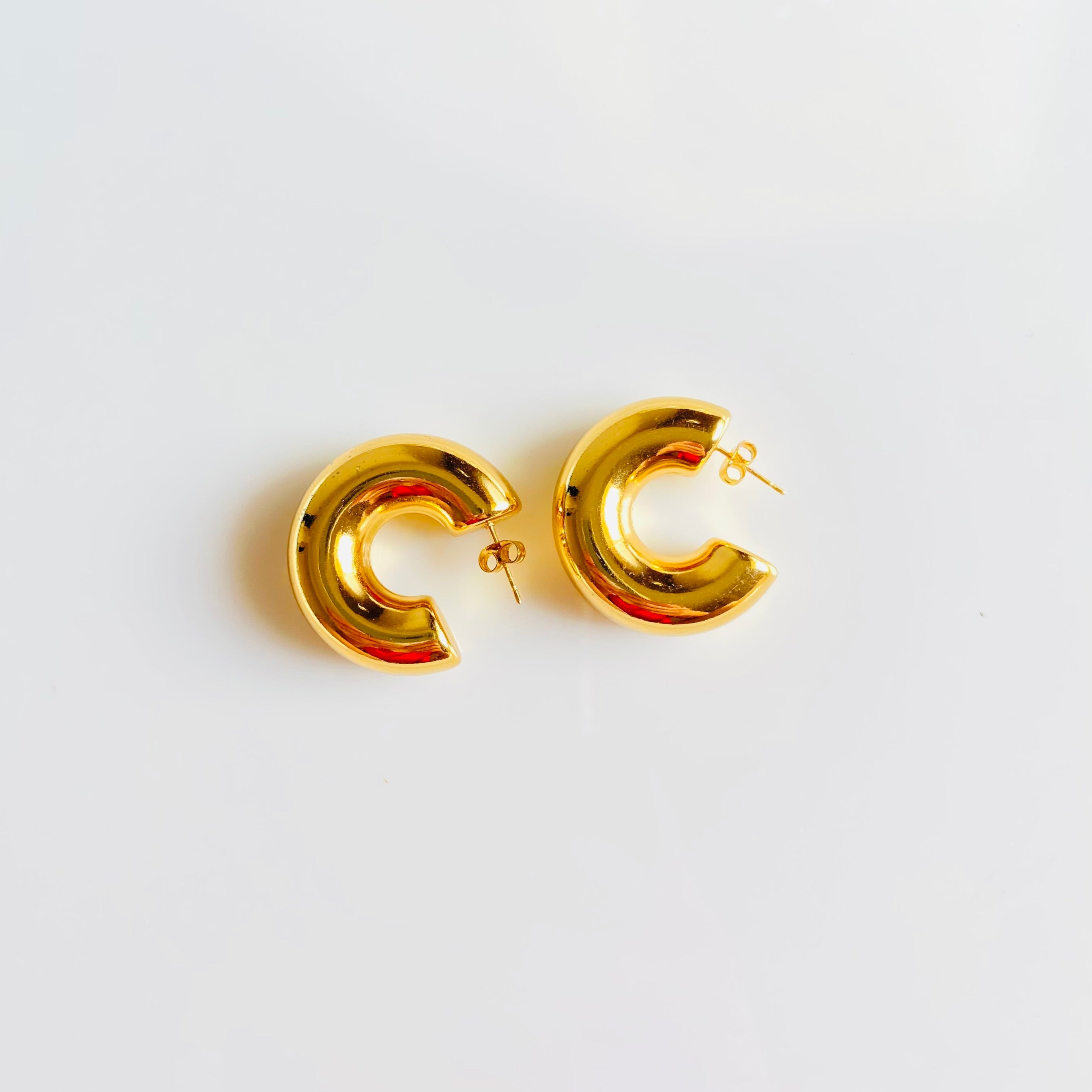 Signature Bold Hoops (Stainless Steel)