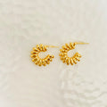 Spiral Hoops (Stainless Steel)