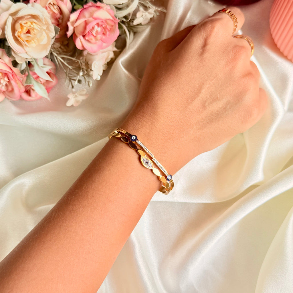 Minimal Nazar Bracelet - For Women