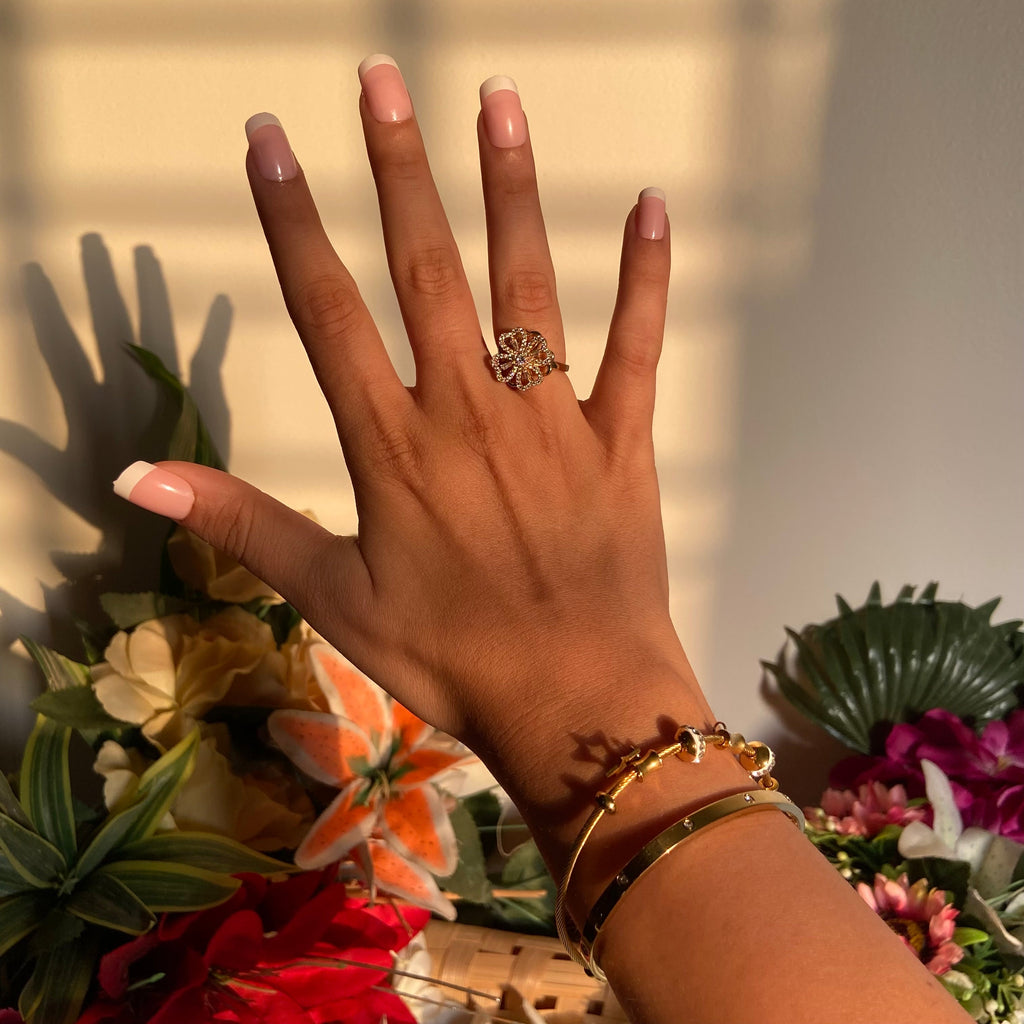 Lotus Rotating Ring - For Women