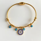 Evil Eye Charm Bracelet - For Women