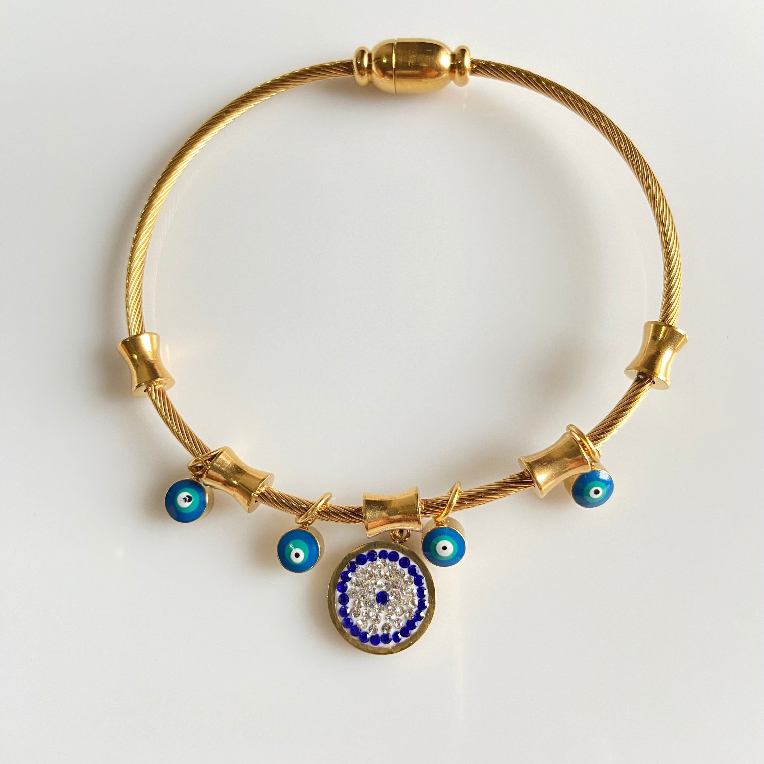 Evil Eye Charm Bracelet - For Women