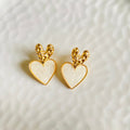 Couple of Hearts Earrings (Stainless Steel)