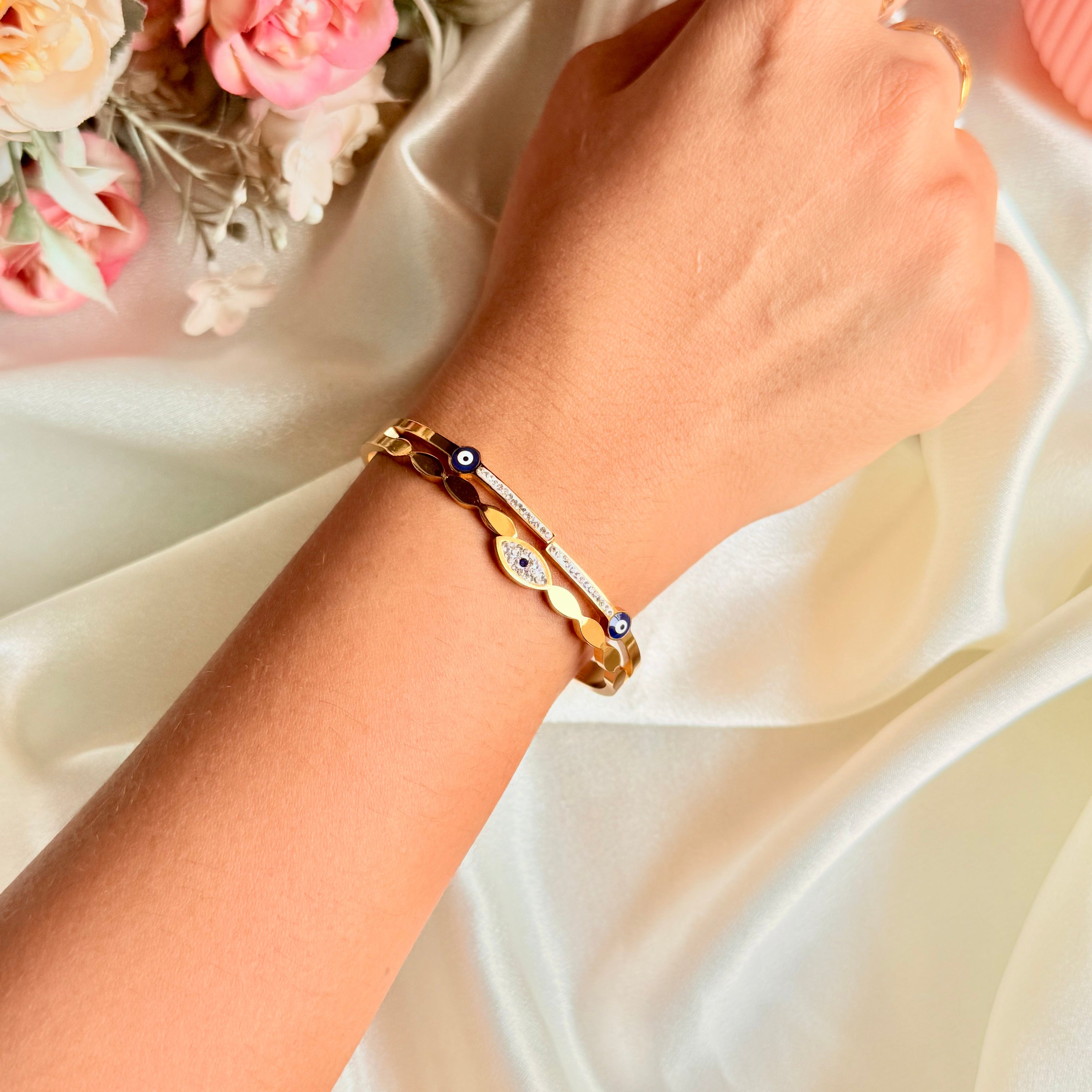 Minimal Nazar Bracelet - For Women