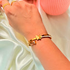 Gold Butterfly Bracelet - For Women