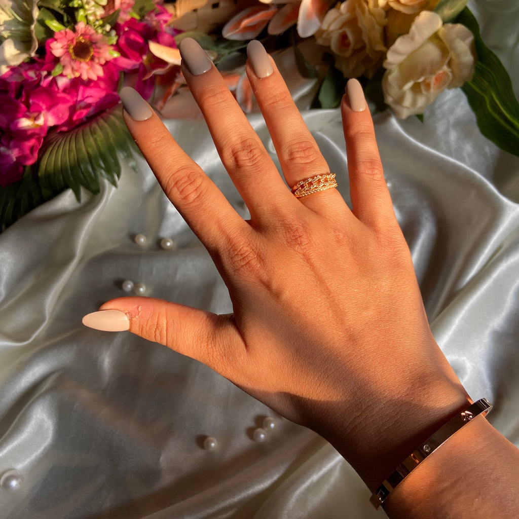 Aria Studded Ring - For Women