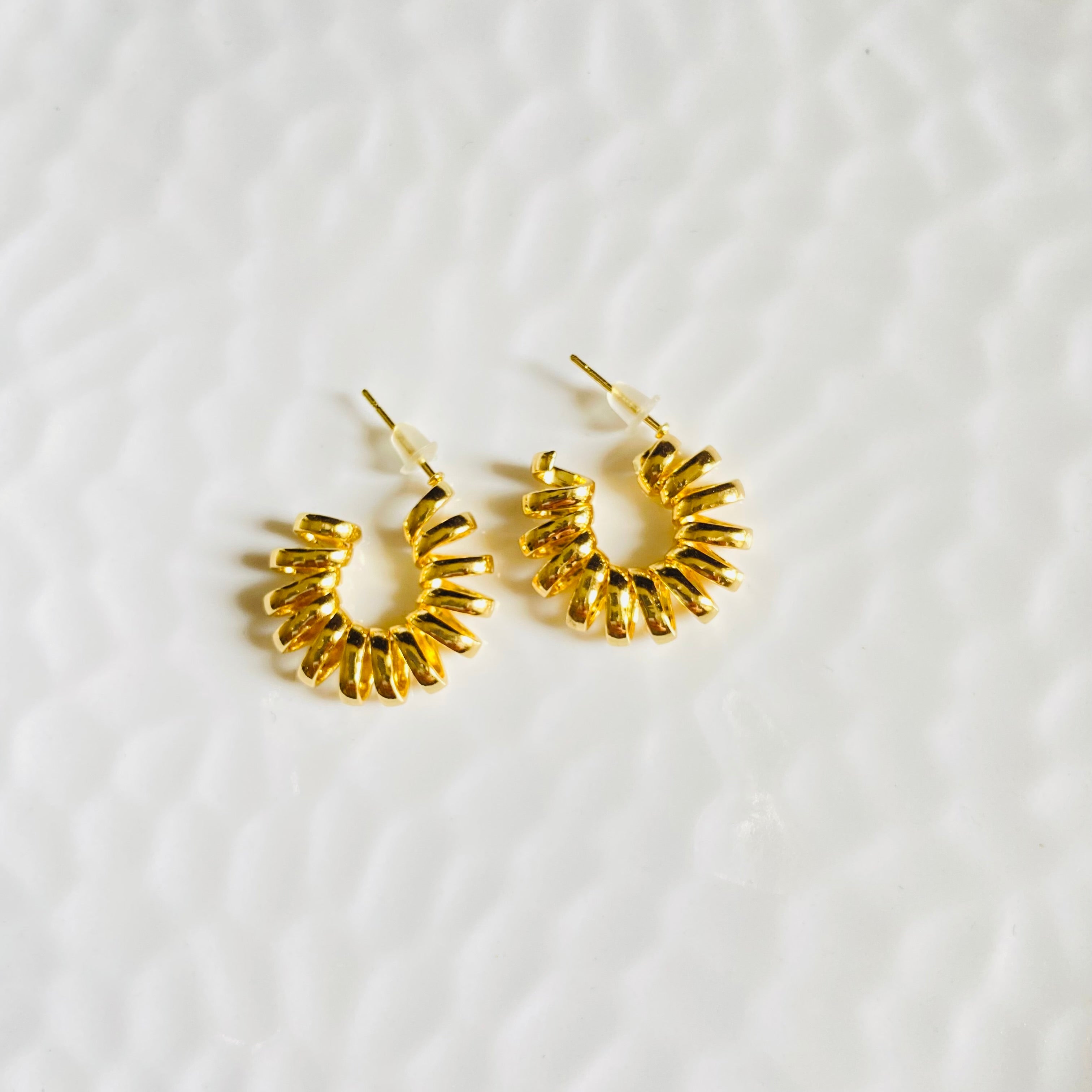 Spiral Hoops (Stainless Steel)