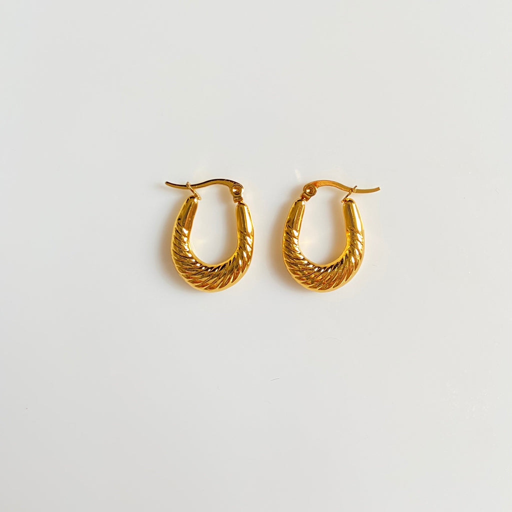 Clara Hoops (Stainless Steel)