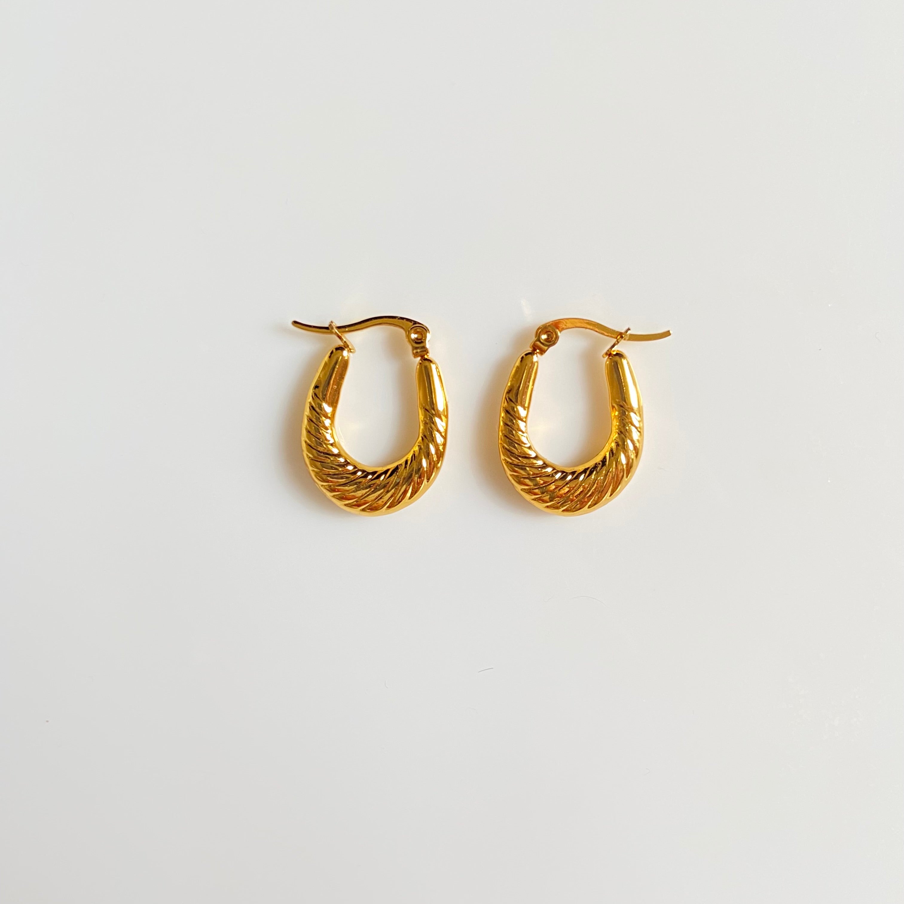 Clara Hoops (Stainless Steel)