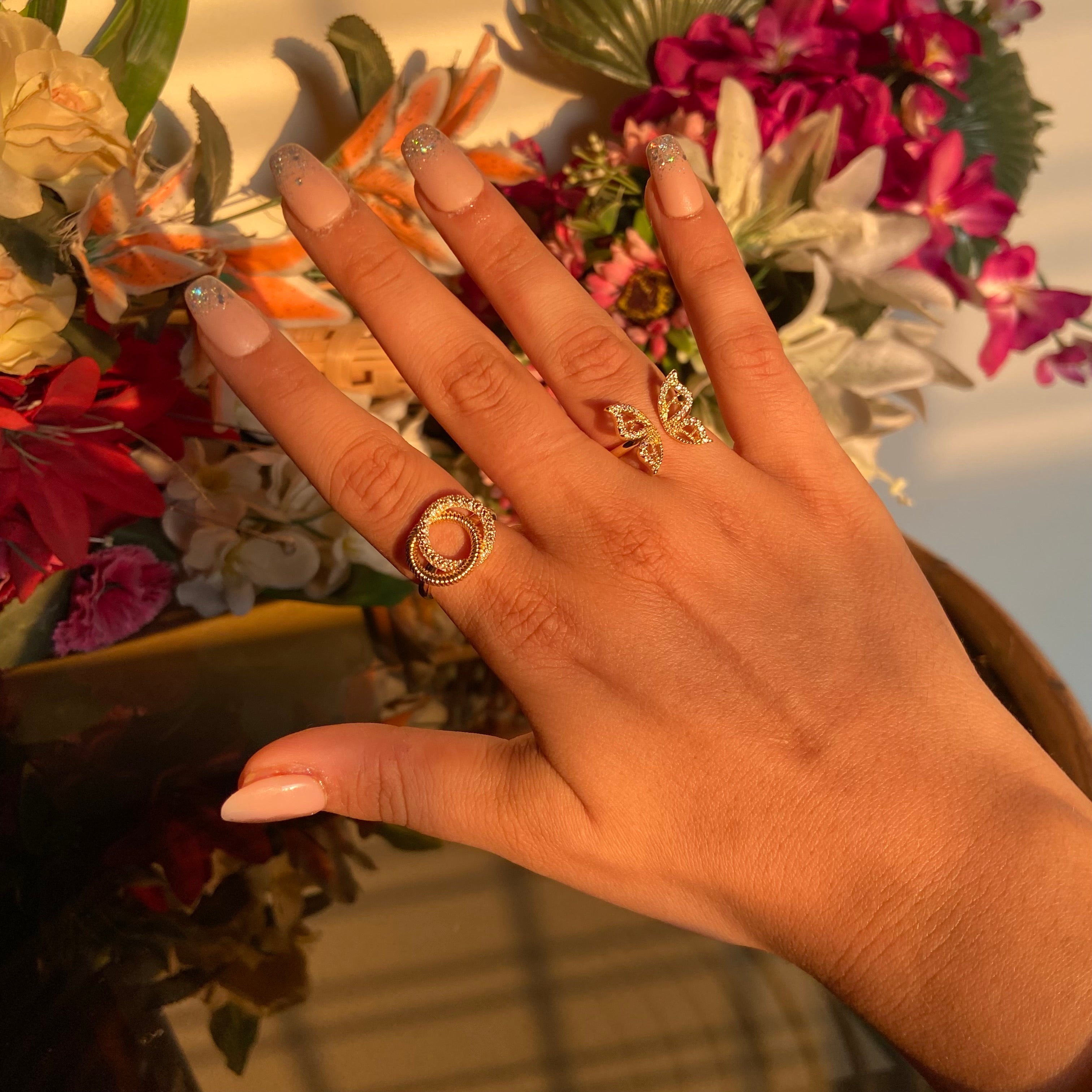 Amora Rings [Pack of 2] - For Women