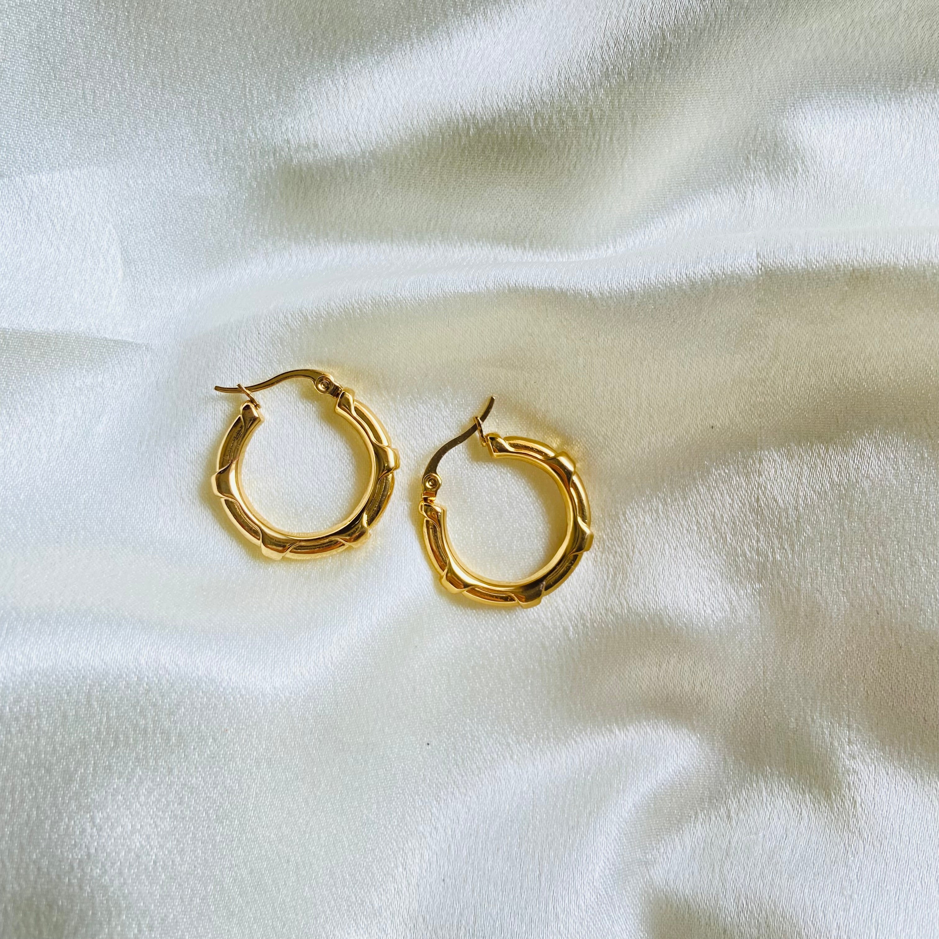 Daisy Hoops (Stainless Steel)