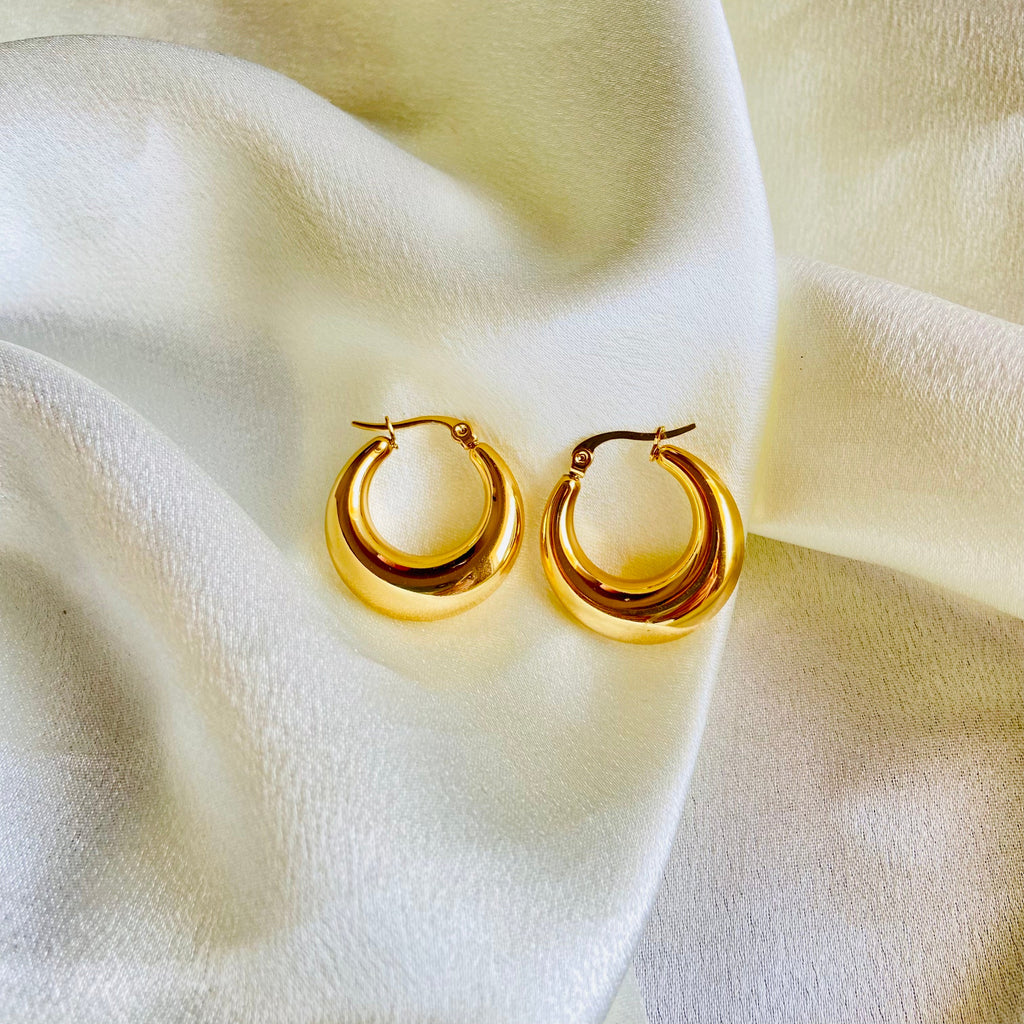 Moon Hoops (Stainless Steel)