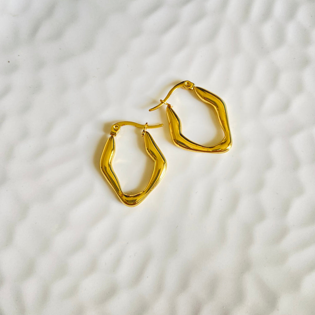 Lilly Hoops (Stainless Steel)