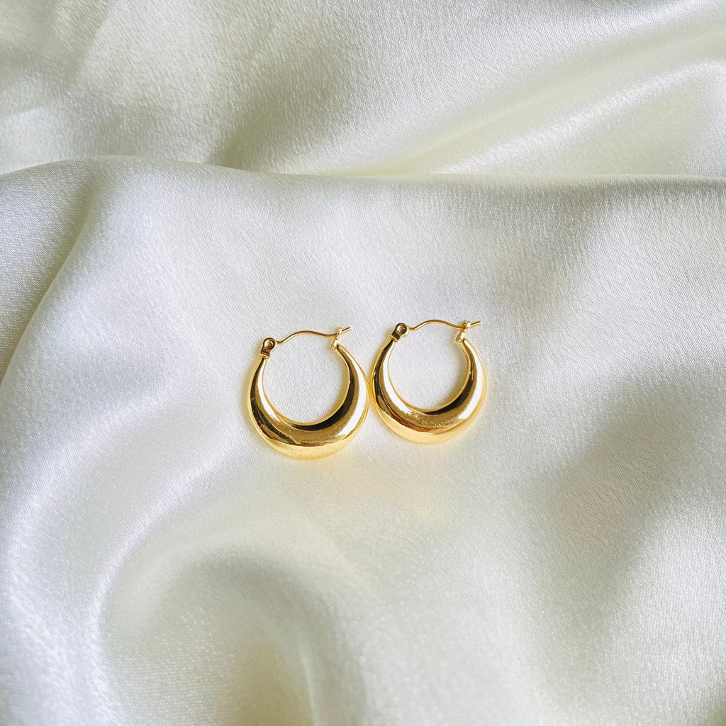 Diana Hoops (Stainless Steel)