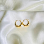 Diana Hoops (Stainless Steel)