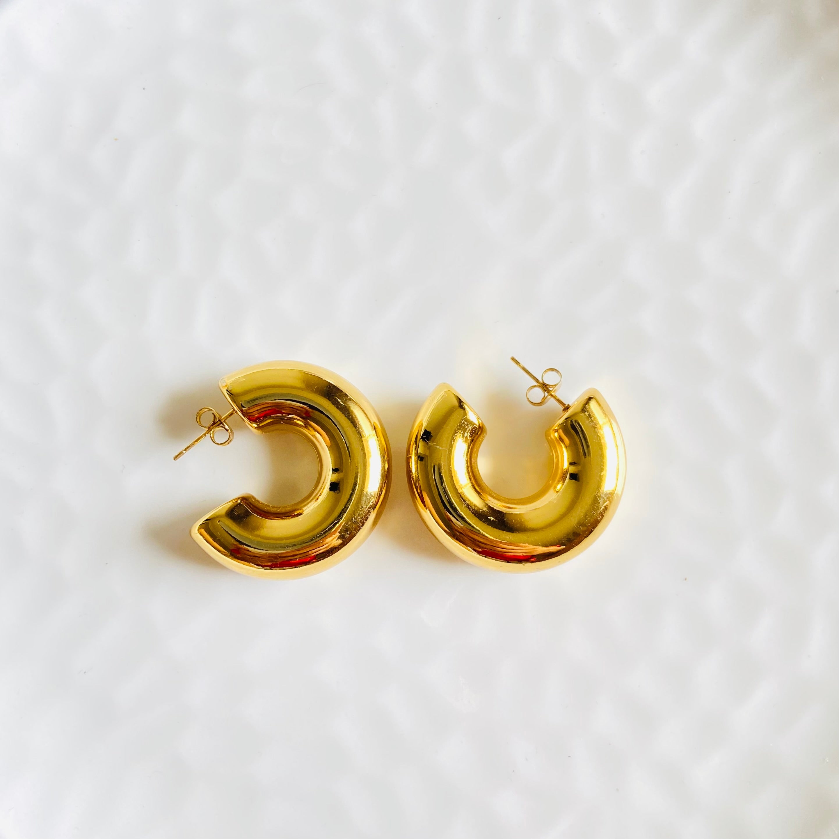 Signature Bold Hoops (Stainless Steel)