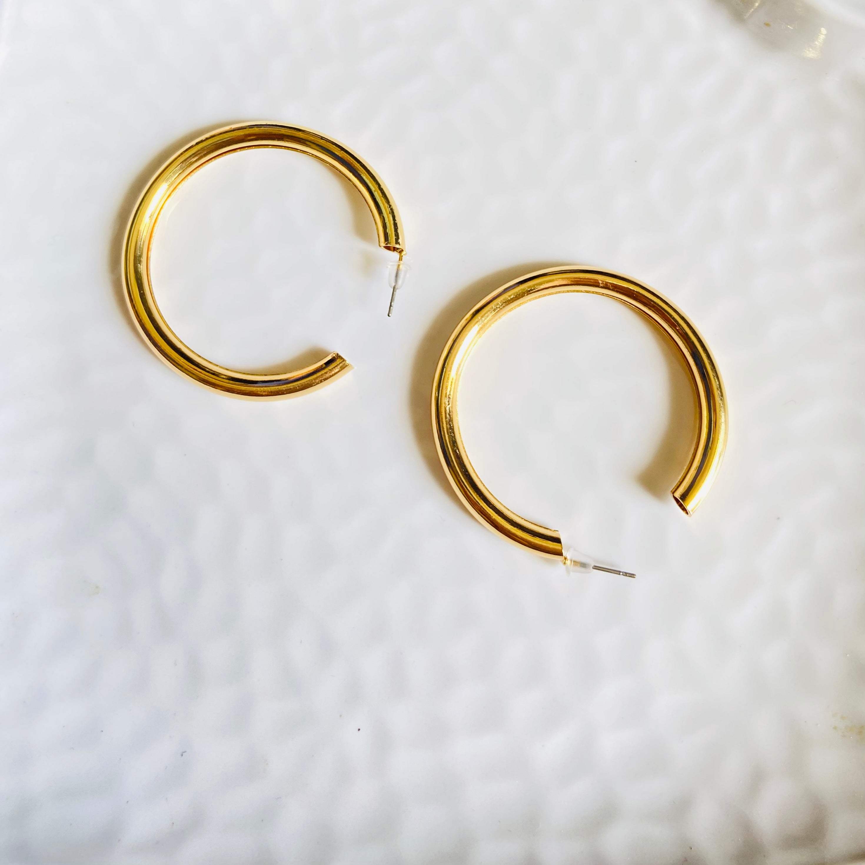 Oversized Bold Hoops (Stainless Steel)