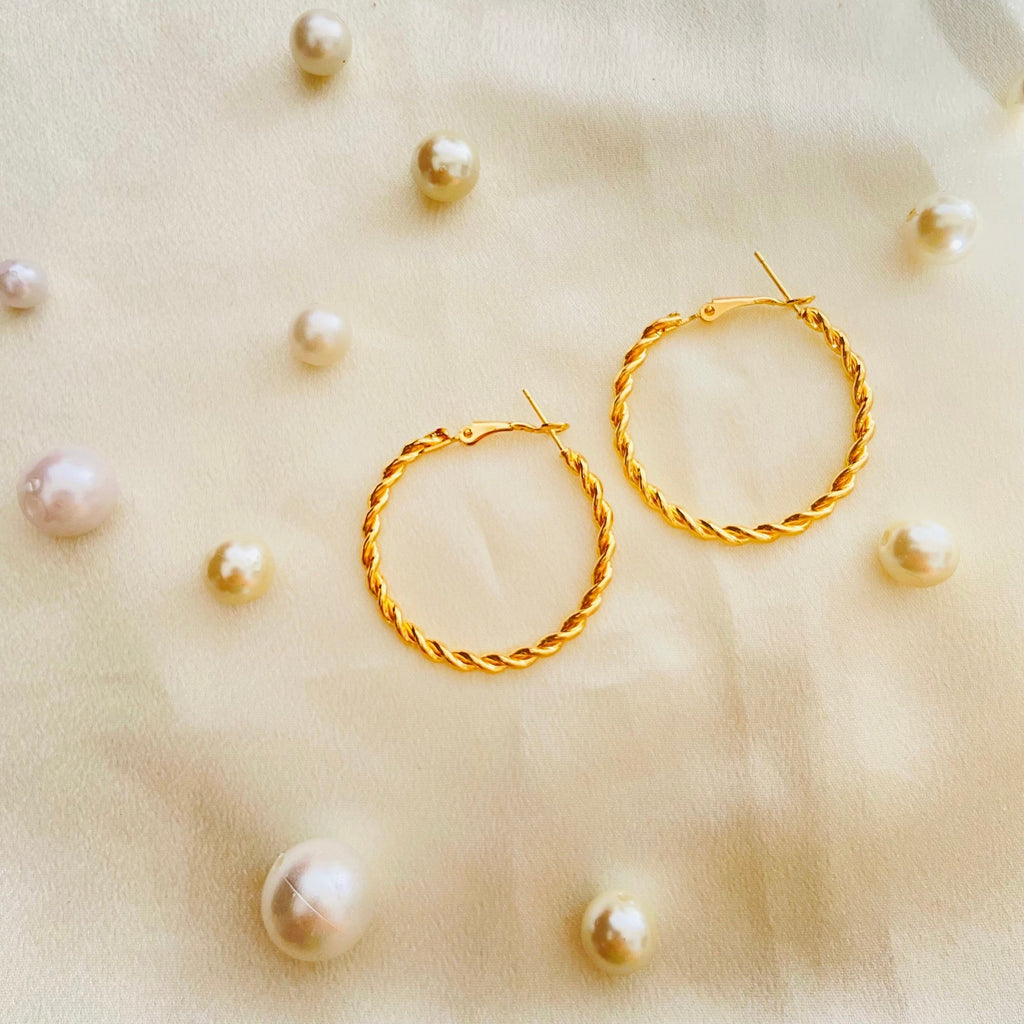 Maria Hoops (Stainless Steel)